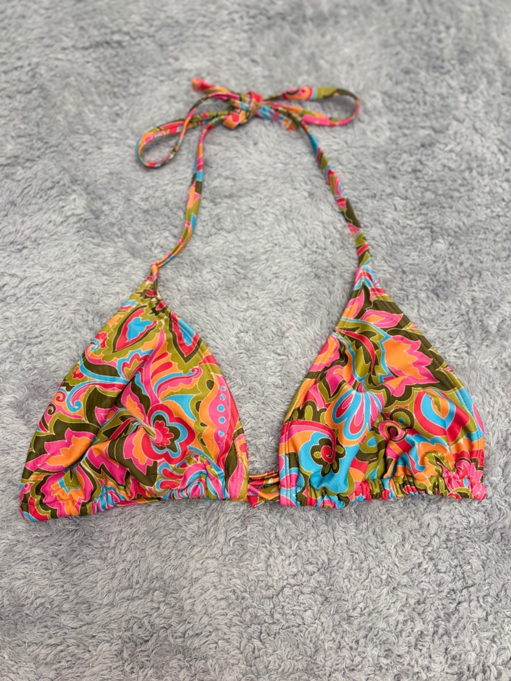 Women's Wild Fable Multicolored Triangle Bikini Top